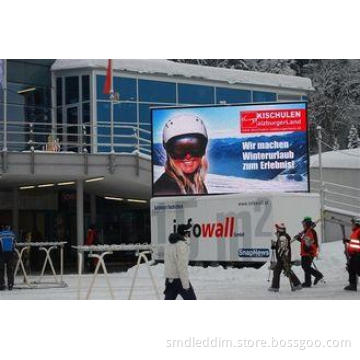 HD P6 full color Outdoor SMD LED  display screen advertisin